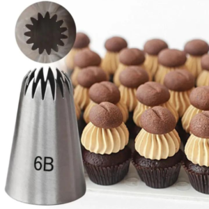 6B Large Russian Pastry Cream Nozzles